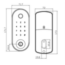 Smart Deadbolt – Single Cilinder (Rounded Design) - V180NXRUS514