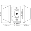 Double Cylinder / Deadbolt / BP801-US32D