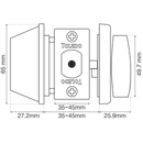 Single Cylinder / Deadbolt / BP800-US32D
