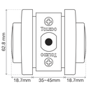 Double Cylinder Deadbolt / CV1801-LP