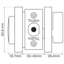 Single Cylinder Deadbolt / Square / CV1800-SQR