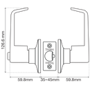 Hall Closet Lock / Segovia / CV1910-SE