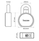 Super Duty Solid Steel Padlocks / TBK90R