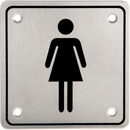 Woman Stainless Steel Sign Plates