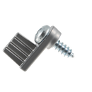 Screen Clips Short Silver / TWC02S