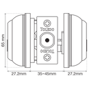 Double Cylinder Deadbolt / Platinum / CV2801