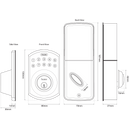 Single Cylinder / Electronic Handleset / Alicante / V160E-AL-BA