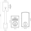 Single Cylinder / Electronic Handleset / Lugo/ V160E-LP-LU